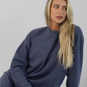 Comft Blue Waffle set top size Medium. Pants size small